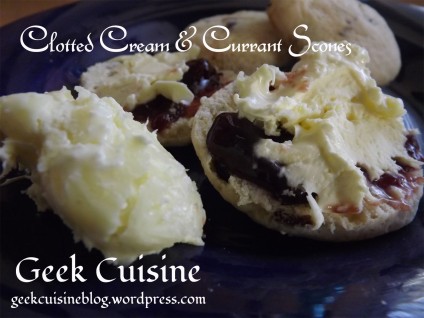 Clotted Cream & Currant Scones